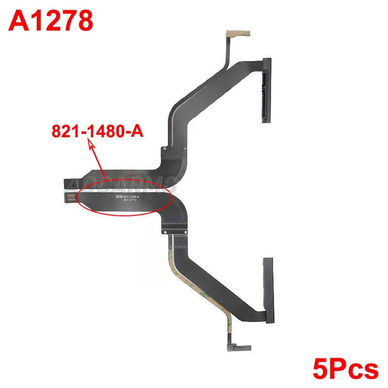 Aocarmo 5Pcs/Lot For Macbook Pro A1278 13.3