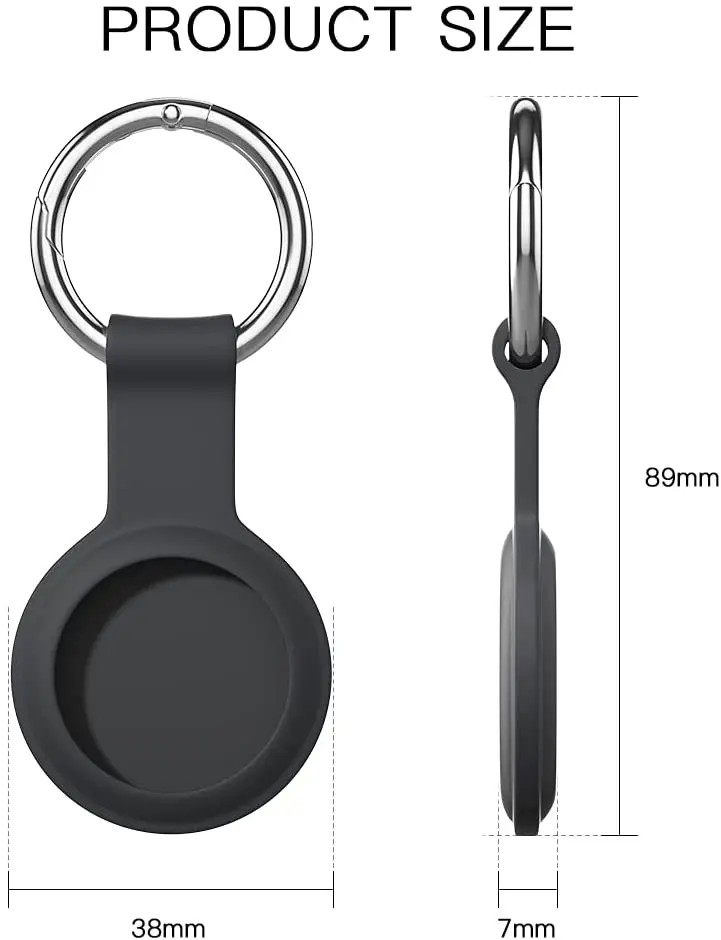 2021 ل أبل Airtag حافظة سيليكون واقية غطاء للأكمام المفاتيح Airtags-المقتفي 1 قطعة غطاء من السيليكون ل Airtag اكسسوارات