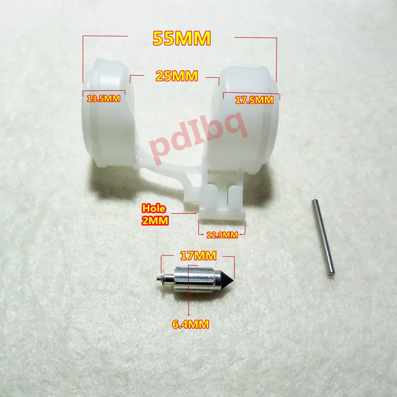 HMHonda Motorbike CBR600/750/1000 CB1000 Keihin Carburetor triangular needle valve+Plastic float