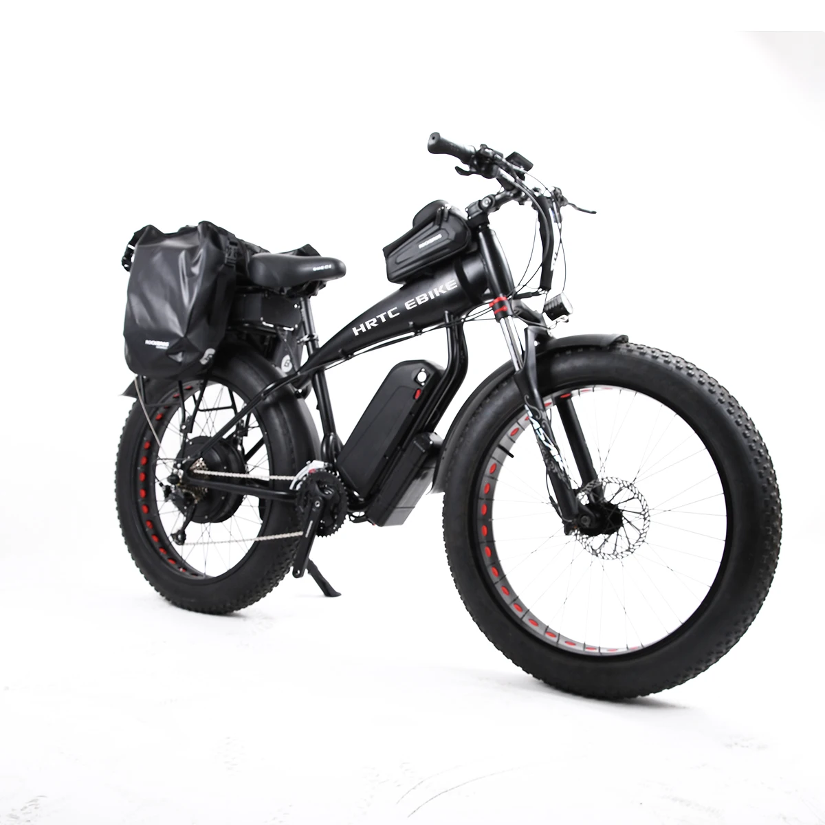 26 Travel Outing Electric assisted bicycle 48v1500w motor max speed 65km/h 50ah Large capacity dual battery fat electric bicycle