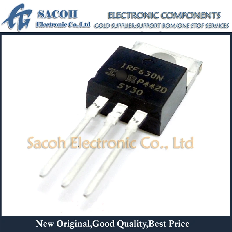 

10Pcs IRF630N or IRF630NPBF or IRF630 TO-220 9.3A 200V Power MOSFET