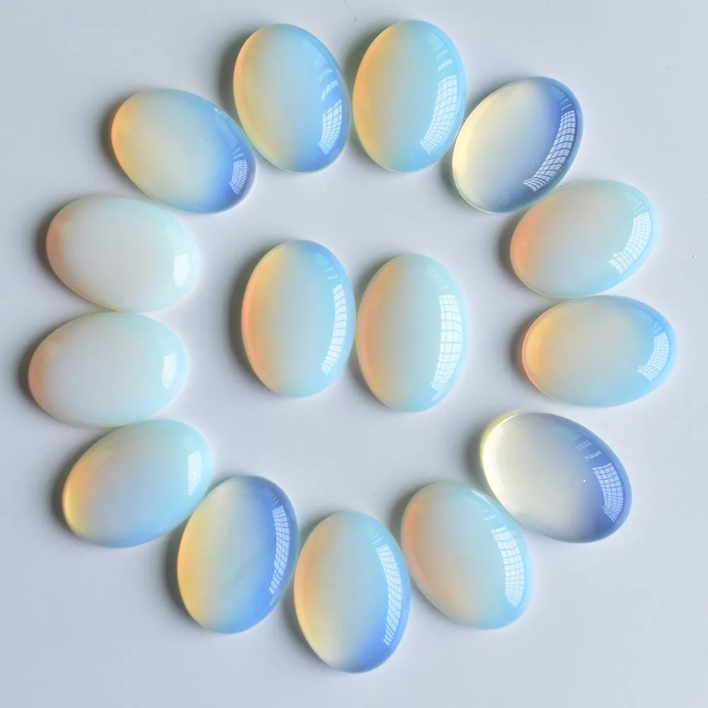 

fashion hot sale good quality Opalite Stone Oval CAB CABOCHON for jewelry Accessories 25x18mm wholesale 30pcs/lot free shippi