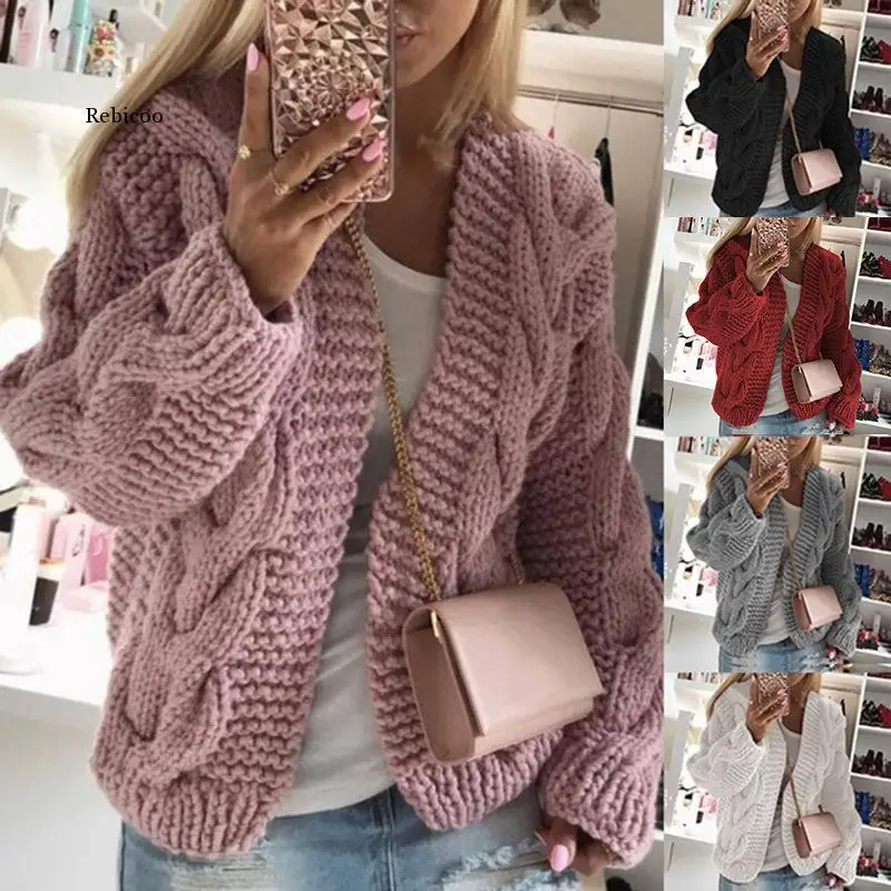 Women's Sweaters Autumn and Winter Women Casual Simple Knitted Sweater Cross-Border Women's Clothing