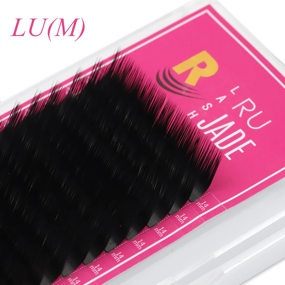 L M Lashes Extension 8-15mm & Mix Individual Eyelashes L+/LU/M Curl Mink False Eyelashes Extension Matte Silk Lashes Cilia