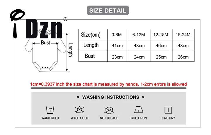 IDzn-Mono de manga larga para bebés, peleles divertidos para niños y niñas, ropa suave para recién nacidos, novedad