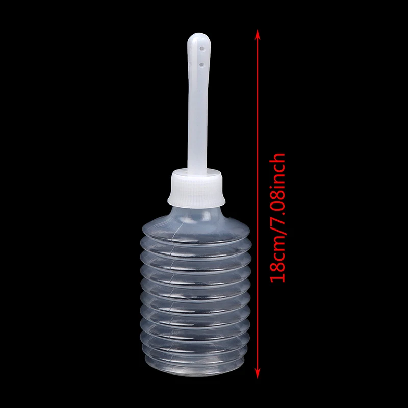 200ml Portable Disposable Clear Enema Douche Applicator Bottle Anal Vaginal Bulb Douche Enema Irrigator Rectal Syringe Cleaner