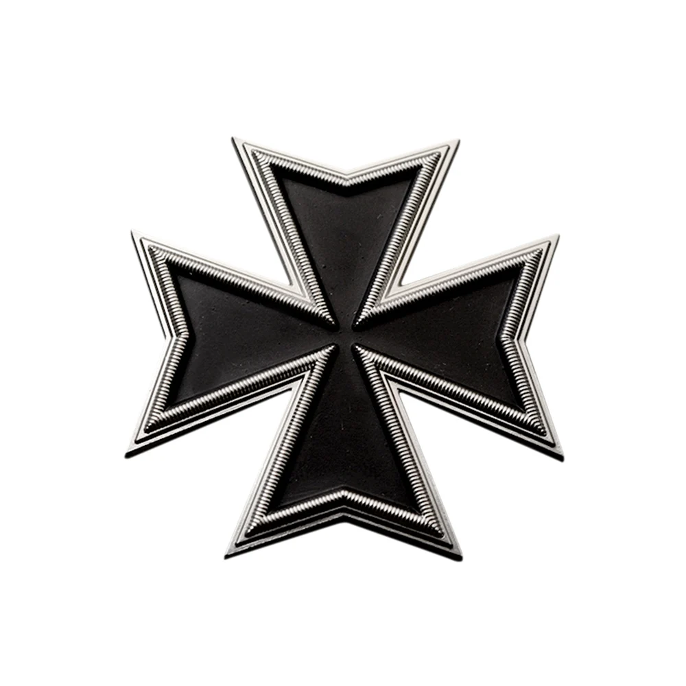 Malteser Kreuz Metall Abzeichen Ritter Medaille Brosche Pin