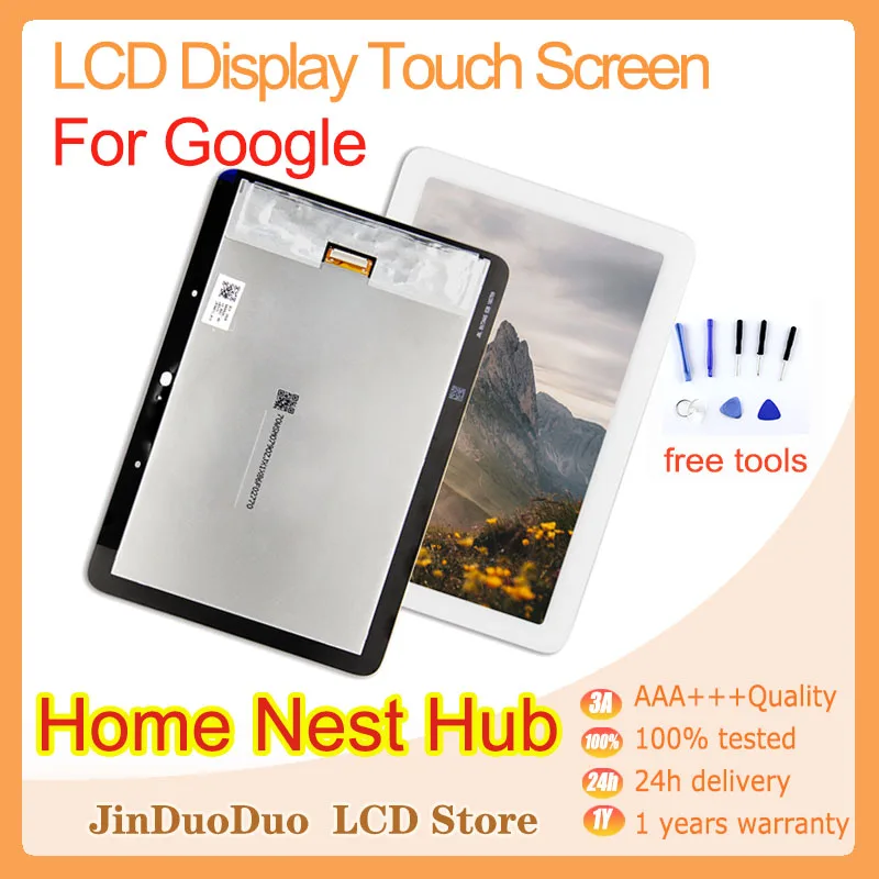 

10.1"Original For Google Home Nest Hub Max LCD Display Touch Screen Digitizer Assembly For Google Home Nest Hub First Gen