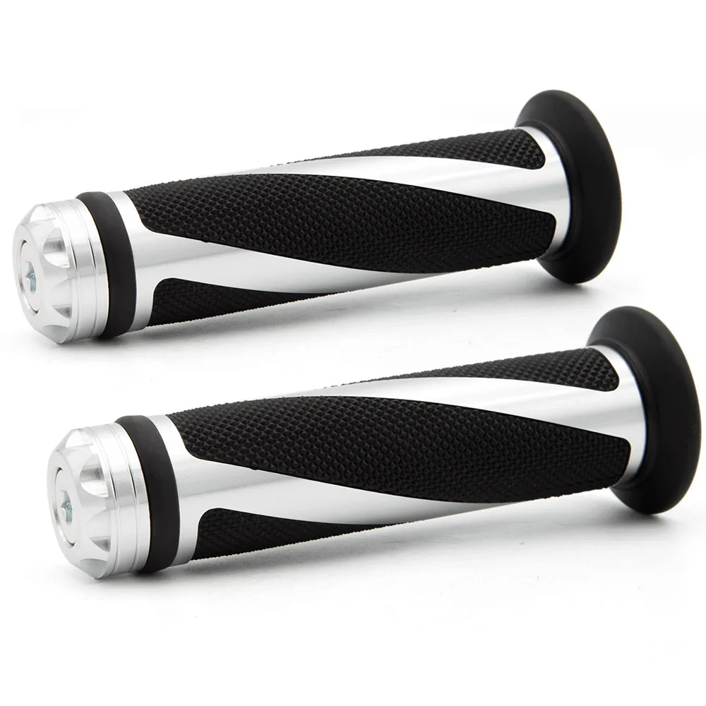ด้ามจับรถจักรยานยนต์ Motocross 7/8 "22MM Handlebar Hand Grip สำหรับ Honda Suzuki Kawasaki Yamaha Universal Handlebar อุปกรณ์เสริม