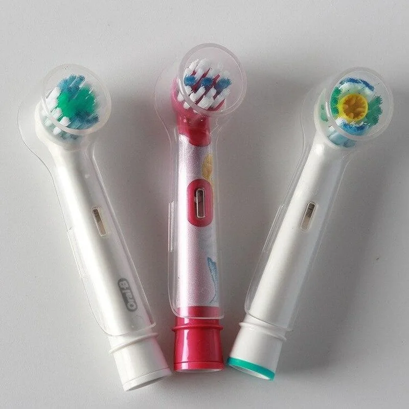4Pcs Electric Toothbrush Head Protective Cover Case Cap for Oral B Tooth Brush Heads for Home Dust Clear Travel Camping