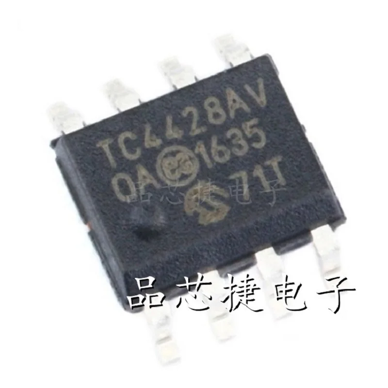 

10pcs/Lot TC4428AVOA713 Marking TC4428AV OA SOIC-8 Dual High-Speed Power MOSFET Drivers