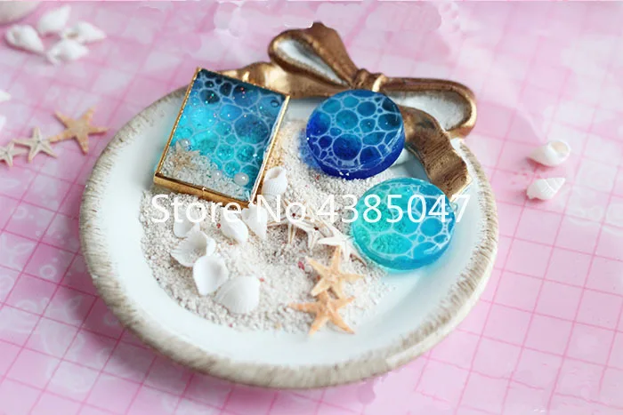 1PCS Expoxy Resin Mold Jewelry Tools Filling Material White Water Ripple Transparent for Making Jewelry