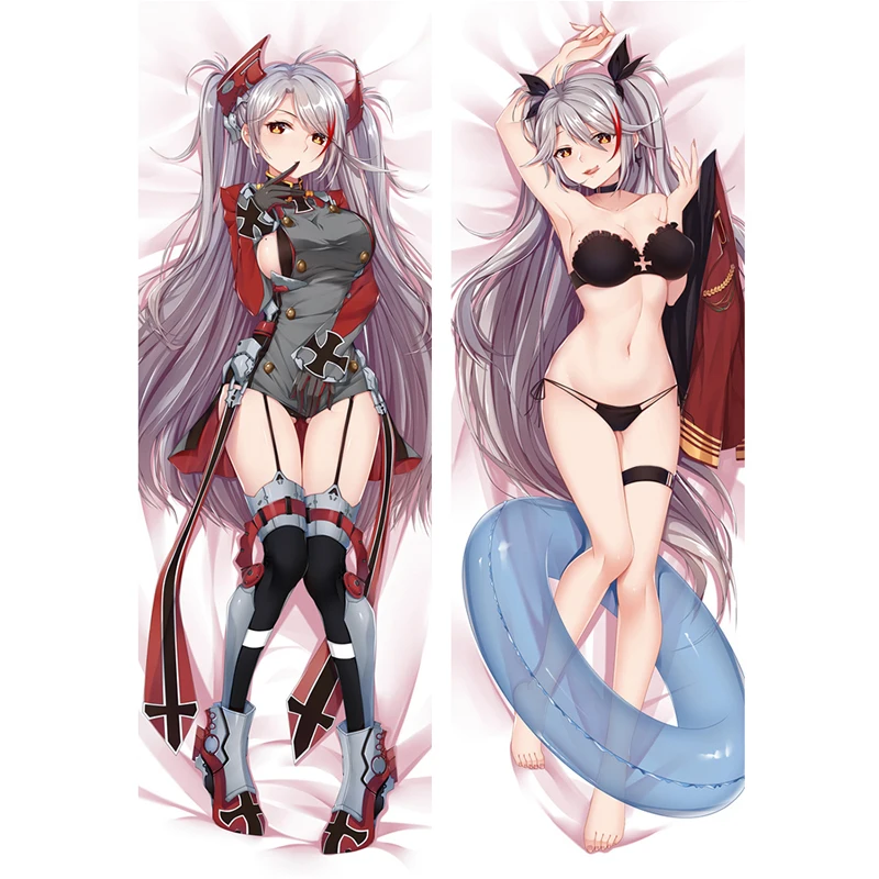 

Newly Design Azur Lane Dakimakura Prinz Eugen Pillowcase Covers Cushion Case