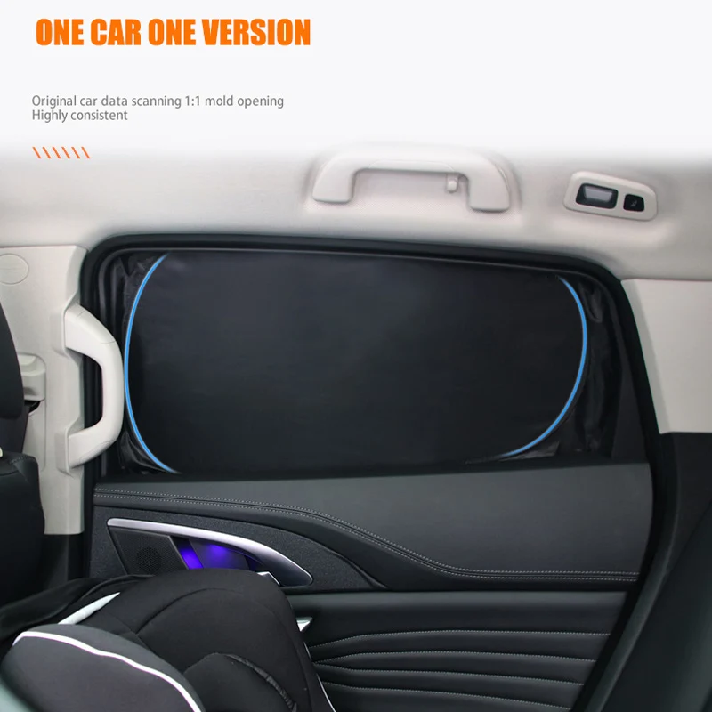 for Tesla Model 3 2024 Highland Side Window Sun Shade Cover Suction Front Rear Windshield Sunvisor Privacy Model Y 2023 Sunshade