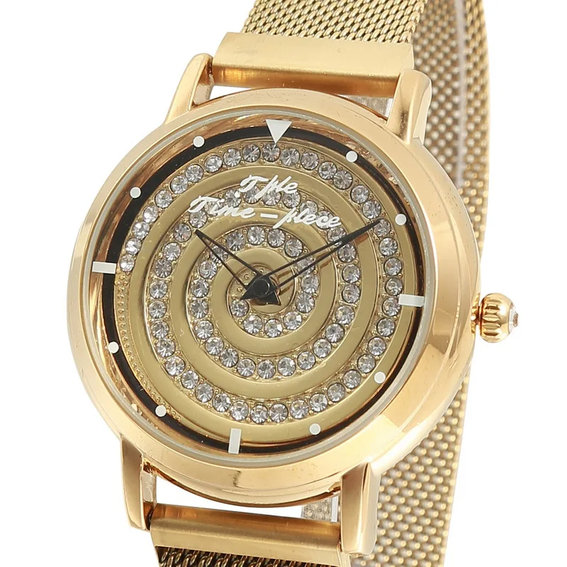 2021 TPL New Women Fashion Diamonds 360 Degree Rotating Magnet   Analog Quartz Wrist Watches Luxury Diamond Dial
