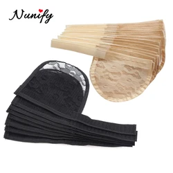 Nunify Black Beige Ponytails Net For Make Pontail Accessories Diy Hair Net For Making Ponytail Afro Bun Wig Caps Hairnets