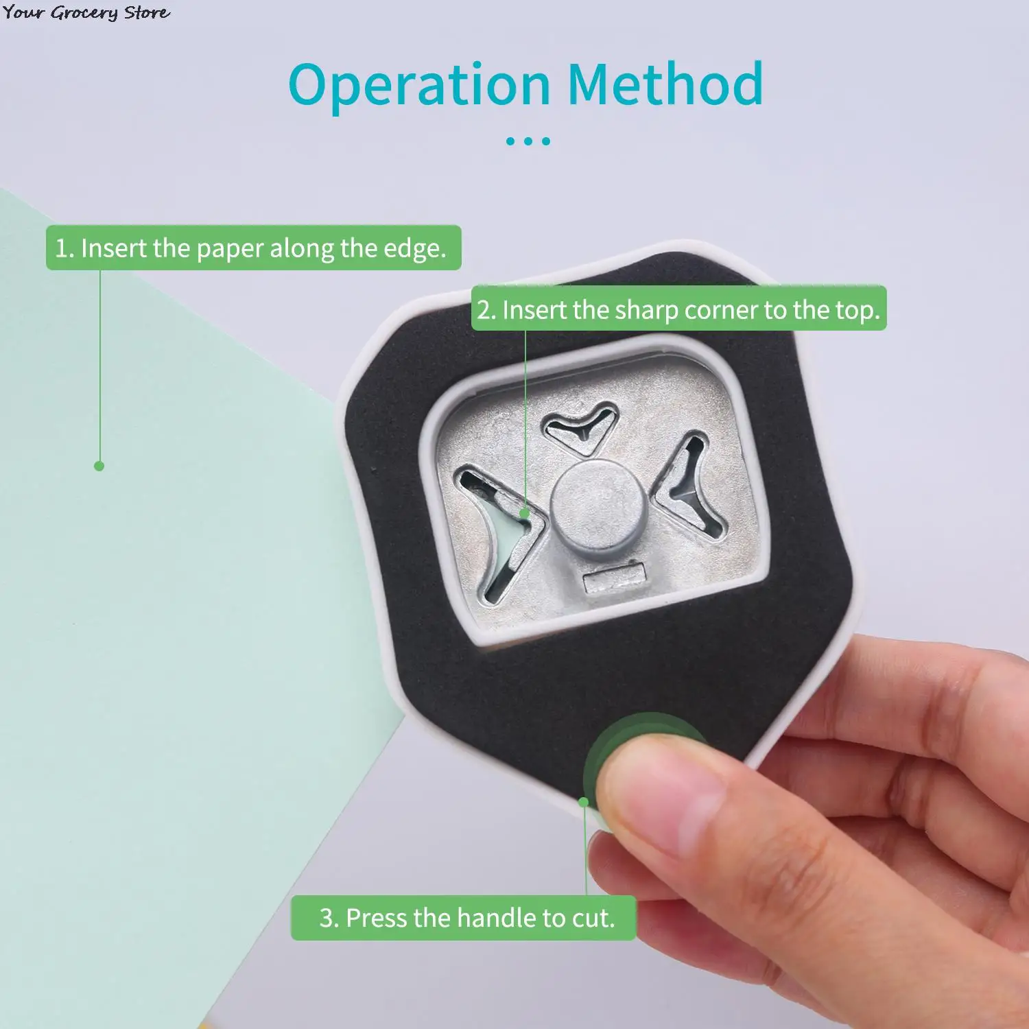 3-In-1 Mini Hoek Trimmer Corner Rounder Punch R4/R7/R10mm Ronde Hoek Trimmer Cutter voor Kaart Fotopapier Lamineren Zakjes