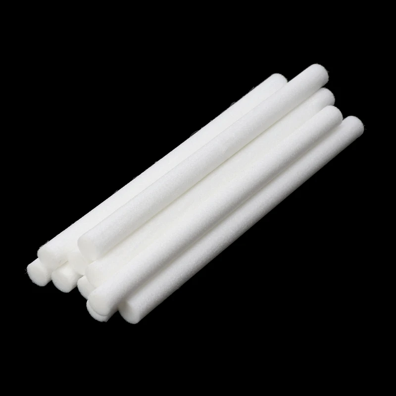10Pcs  Humidifiers Filters Cotton Swab 7mmx115mm for Humidifier Aroma Diffuser Car Air Freshener