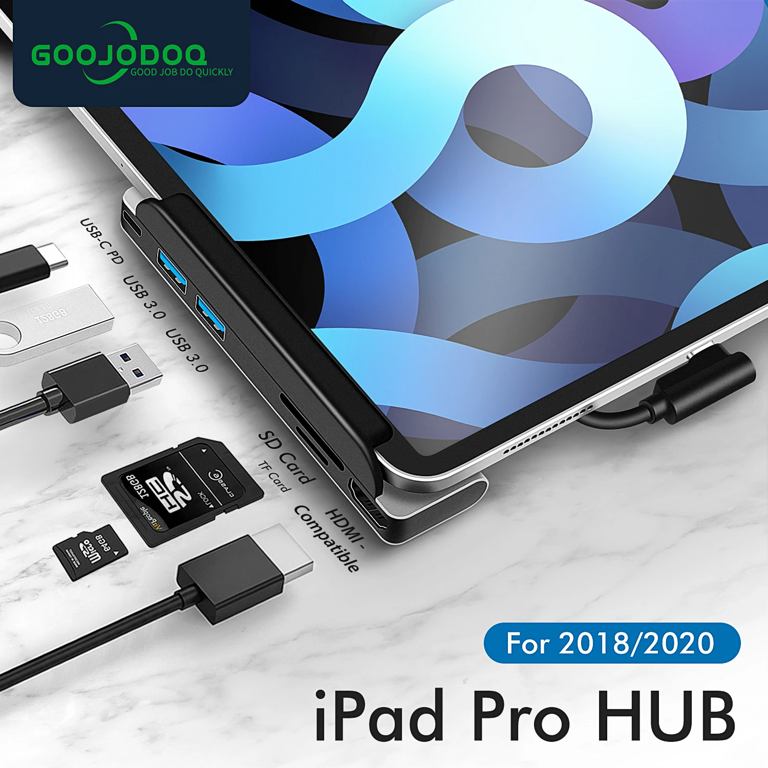 

USB-концентратор Тип C для HDMI-совместимый USB 3,0 87 Вт PD SD TF мобильный телефон USB-концентратор адаптер для MacBook Pro для iPad Pro