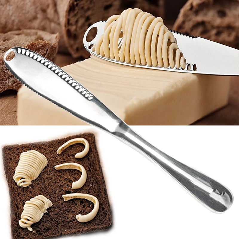 Coltello per burro in acciaio inossidabile Formaggio Dessert Spalmatori per marmellata Coltelli per crema Utensile Posate Strumenti per dessert per pane tostato Strumento per la colazione