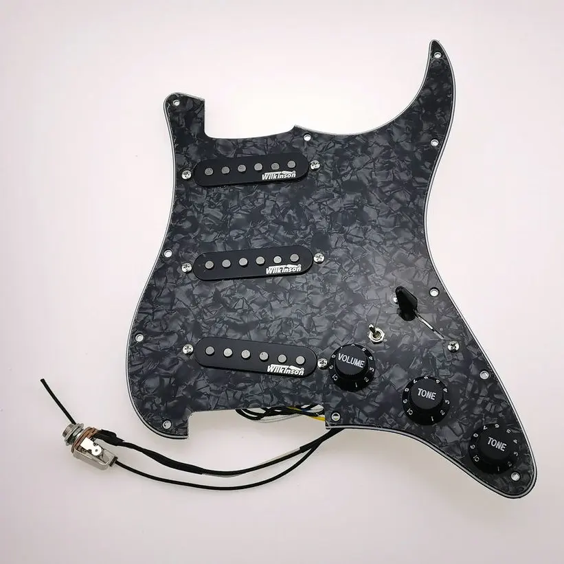 

Guitar Pickups 7-Way type fully loaded pickguard Wilkinson WVS 60's Alnico5 SSS Single Coil