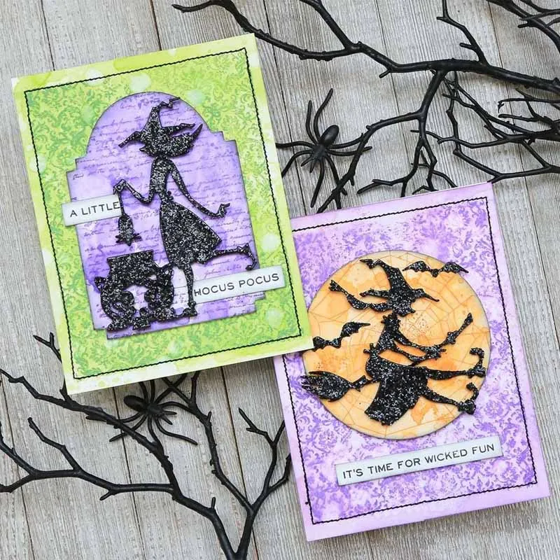 Halloween Jesienne metalowe matryce do wycinania nowy 2021. Dynia Guy Witch Skull Alphabets Pudełko na prezenty Dekoracyjne wytłaczane PaperCard