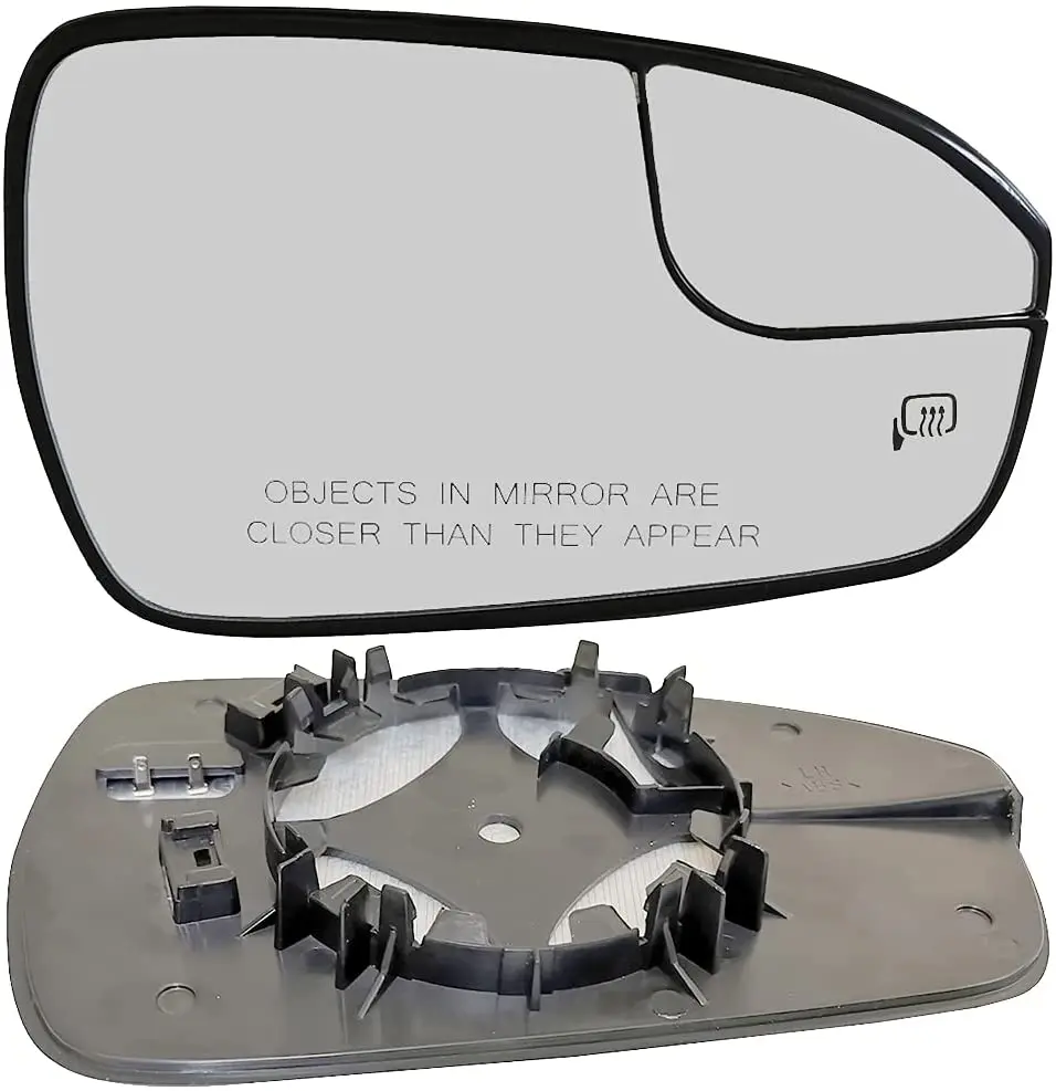 Right/Left Side Power Heated Convex Mirror Glass w/ Rear Plate Fits For Ford Mondeo Fusion 2013-2020