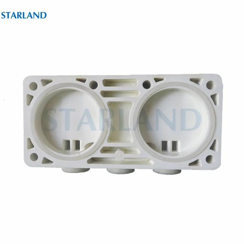 New White Color Front Panel Distributing Valve Block Spare Part Ice Cream Makers Accessories Replacement Soft Serve Machines