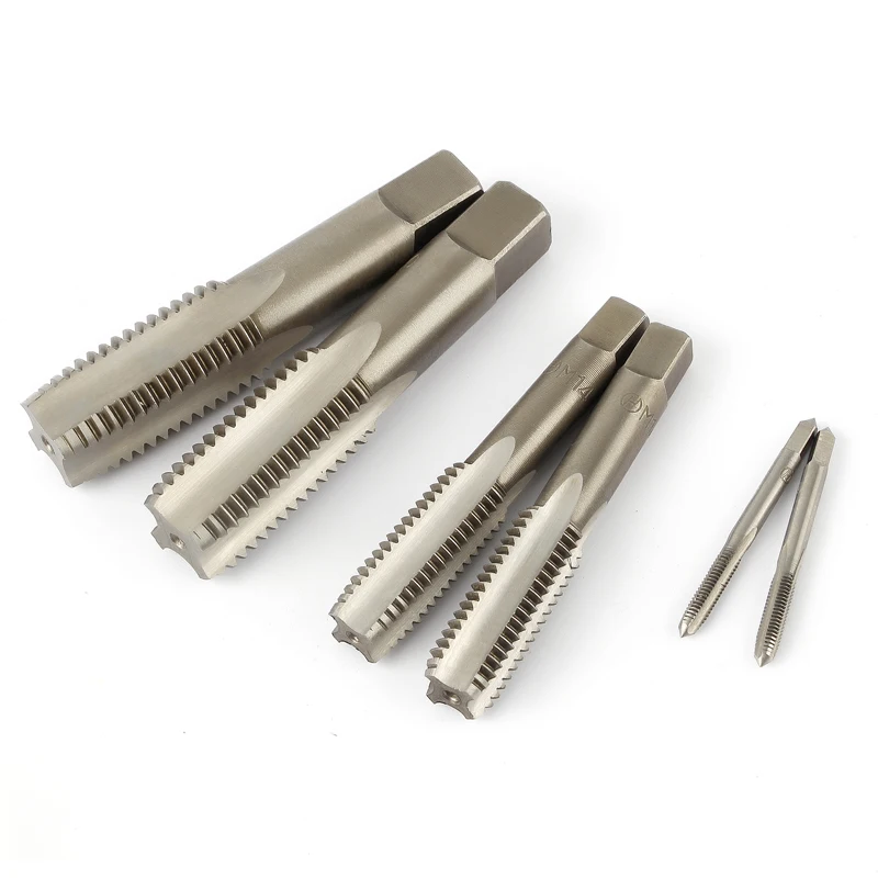 Piezas de mano Hss para mano derecha, 2 taladro, rosca de tornillo, enchufe métrico, M2, M3, M4, M5, M8, M10, M12, M16, M20, M22, M24, M27, M30