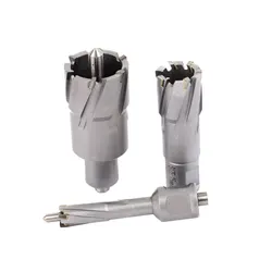 12-60mm TCT Annular Cutter Magnetic Drill Bits Hard Alloy Hole Saw for iron stainless steel Hollow Core drill