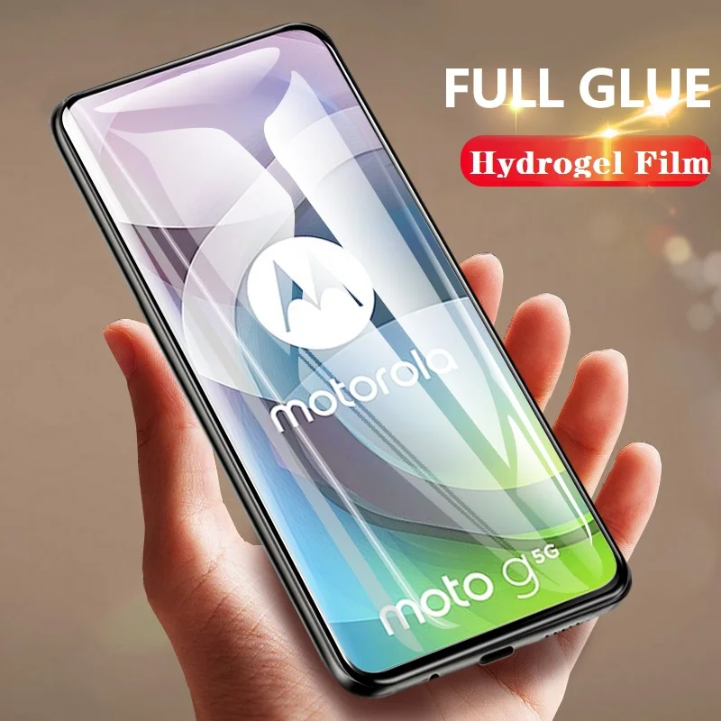 Protection For Motorola Moto G10 Power G100 G20 G30 G60 G60S G40 Fusion G50 P50 Hydrogel Film Screen Protective Cover Film