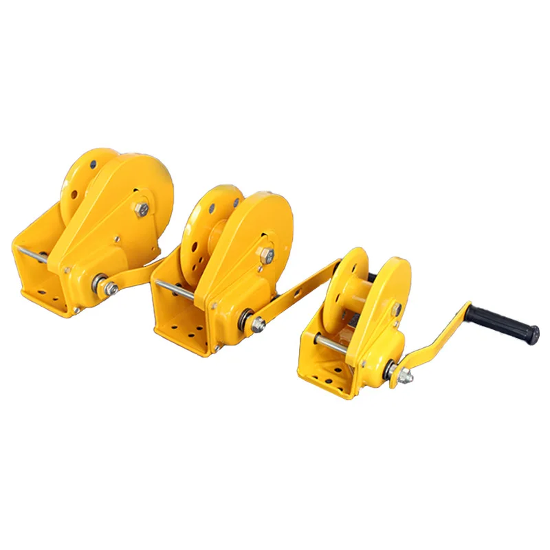 Capstan manuale autobloccante da 1200 libbre con cavo metallico