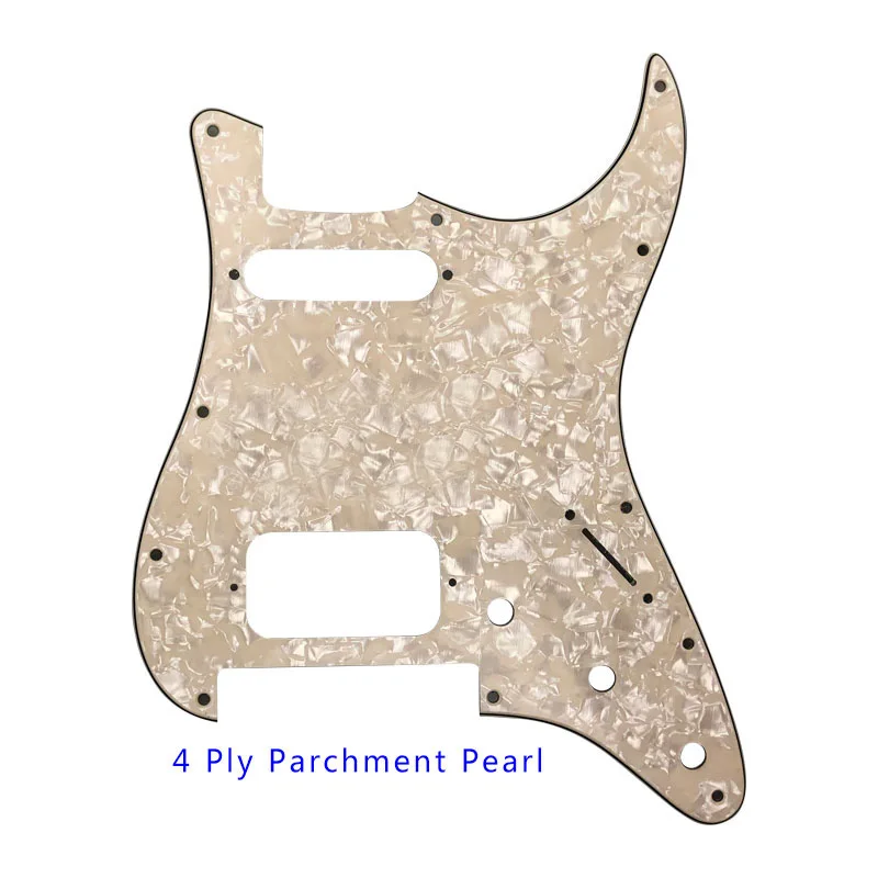 Fei Man Strat HS Pickguard, Guitar Accessories, 11 Screws For Fender Deluxe Strat, Fly Rose Bridge Cut, St Guitarra