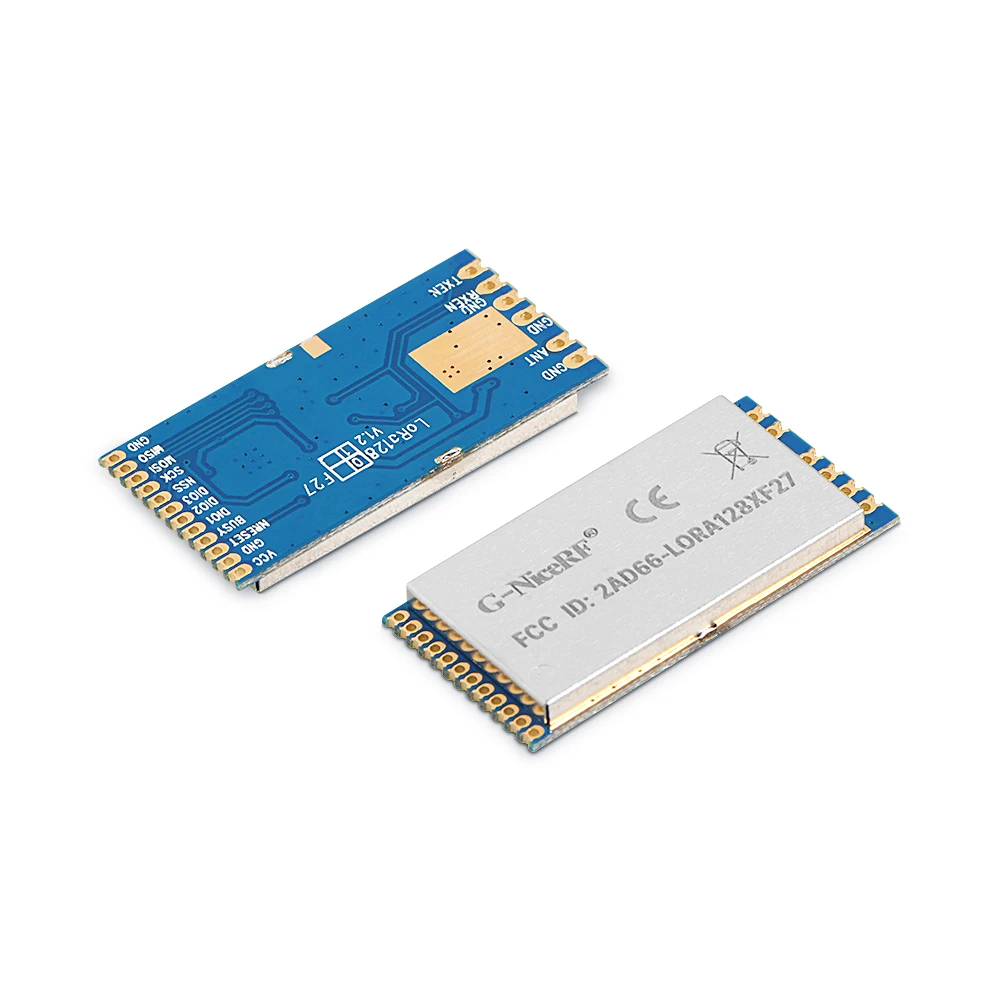 Imagem -06 - Fcc ce Certificado Lora1280f27 500mw Módulo Lora de Longo Alcance 2.4g Chip Sx1280 2.4ghz Transceptor sem Fio rf Peças Lote