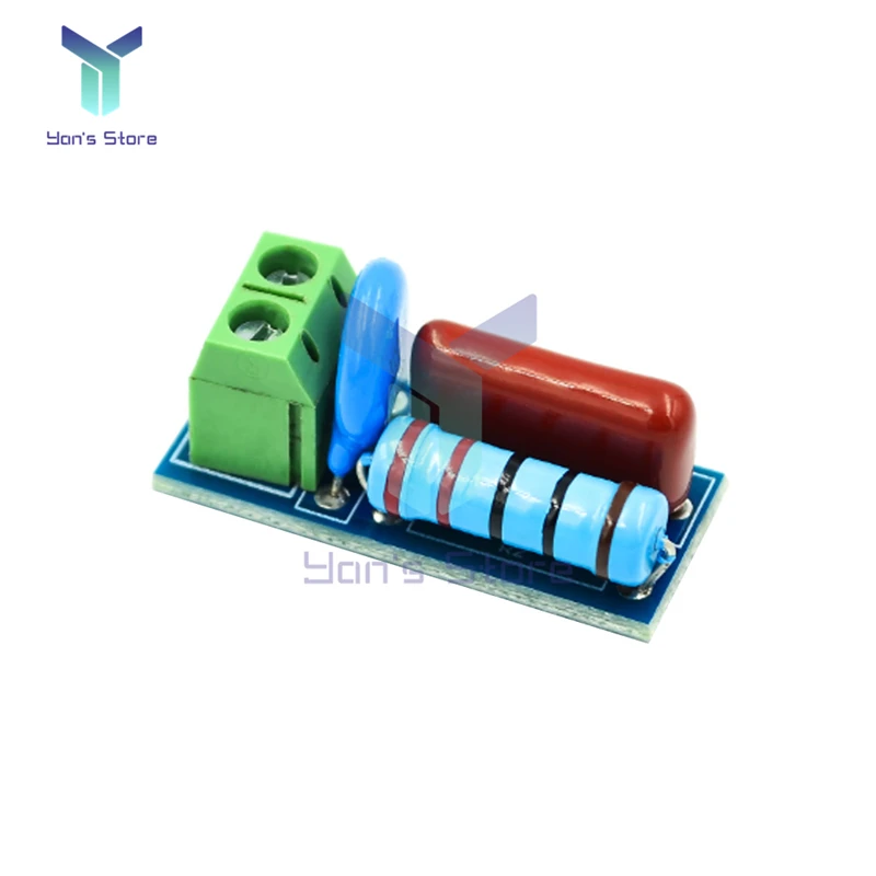 AC DC 5V-400V RC Absorption Snubber Circuit Module Relay Contact Protection Resistance Surge Anti-Interference 6V 9V 12V 24V