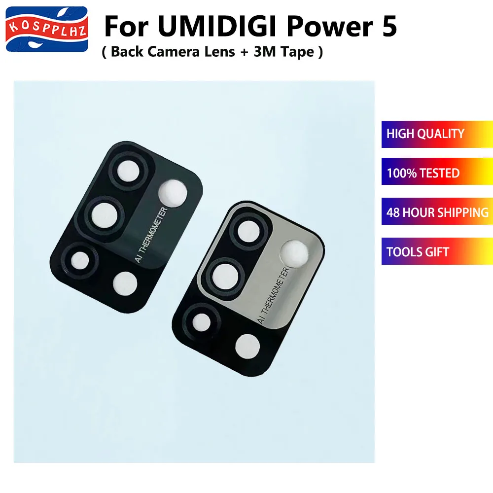 For UMIDIGI A9 Pro A7 Pro / A11Pro max / Bison / Bison X10 / A11 / A7S / Back Camera Lens Glass Cover Lens Original New + Glue