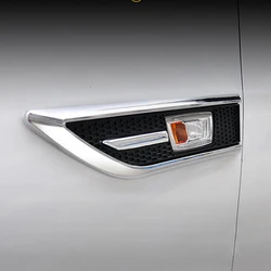 car styling ABS Chrome trim Signal Lamp cover Light Side Emblem decoration trim For Chevrolet Cruze Sedan hatchback