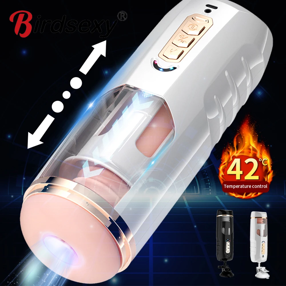 

Thrusting Automatic Male Masturbator Sex Toys For Men Handfree Mastubator Man Vaginal Masturbation Intimate Goods for Adults 18