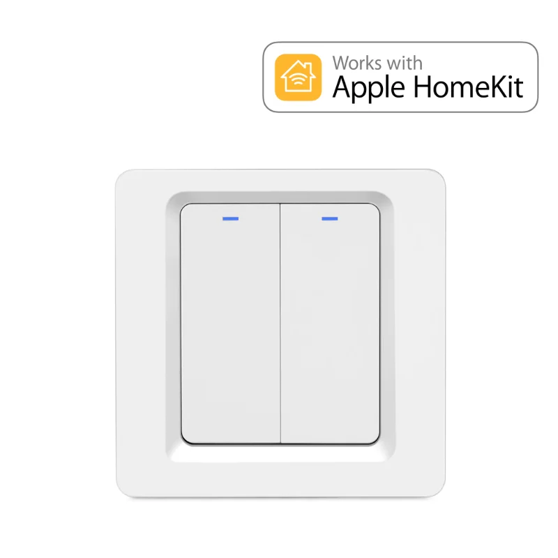 

Homekit EU Neutral Needed WiFi Smart Switch Key Siri Voice Control 110-250V 50Hz