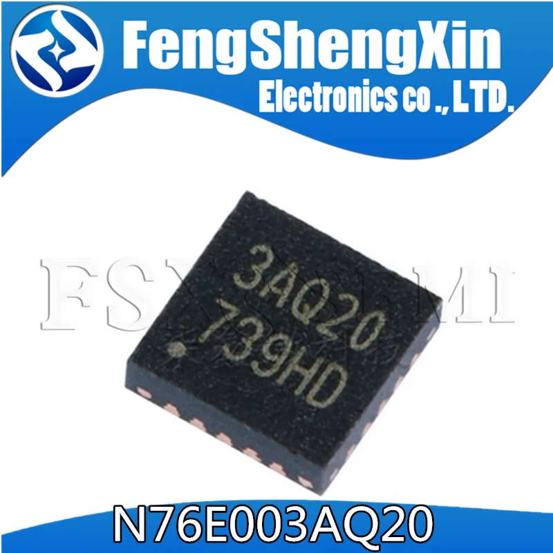 

10pcs N76E003AQ20 QFN20 3AQ020 alternative STM8S003F3U6 Single chip microcomputer