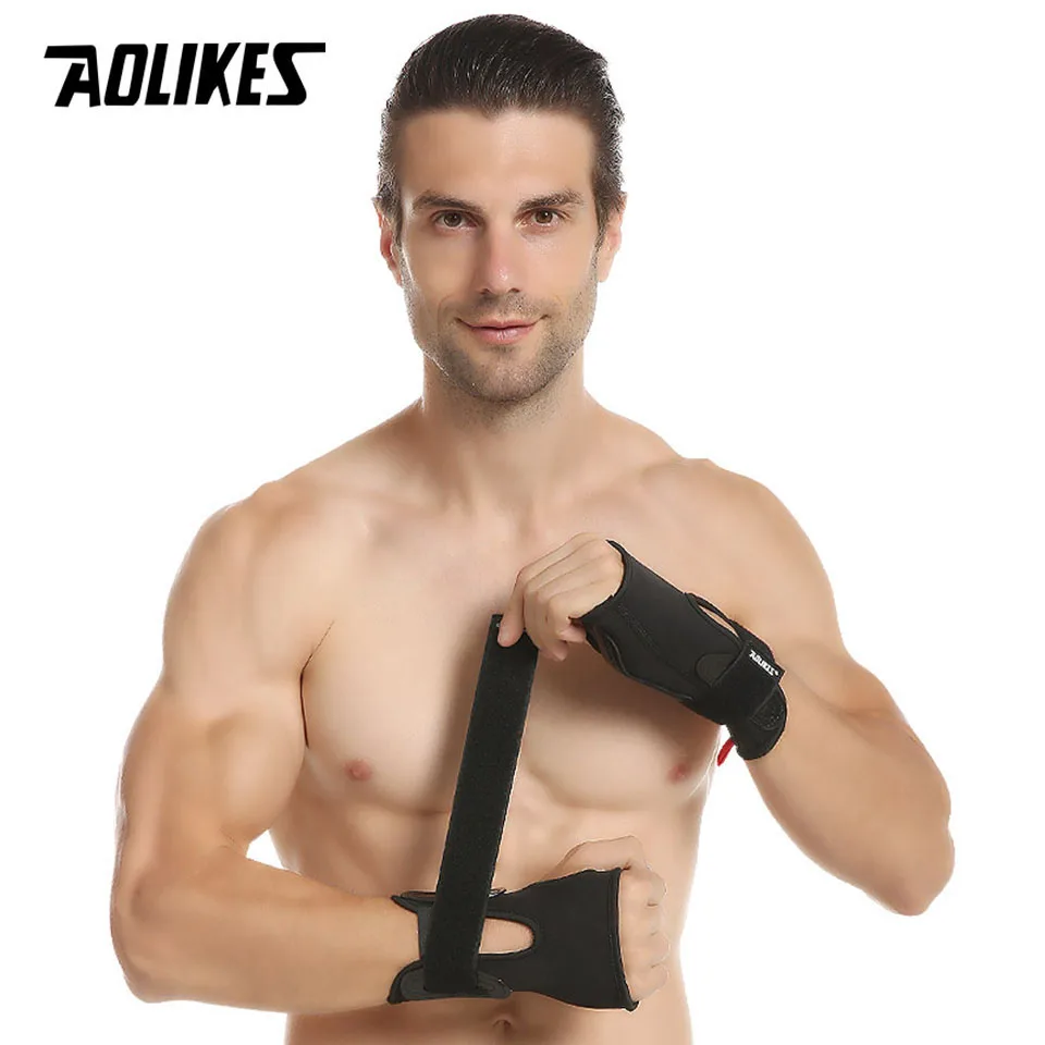 AOLIKES 1Pair Ski Wrist Support Gear Hand Protection Roller Palm Pads Protector Snowboard Skating Guard Men Women