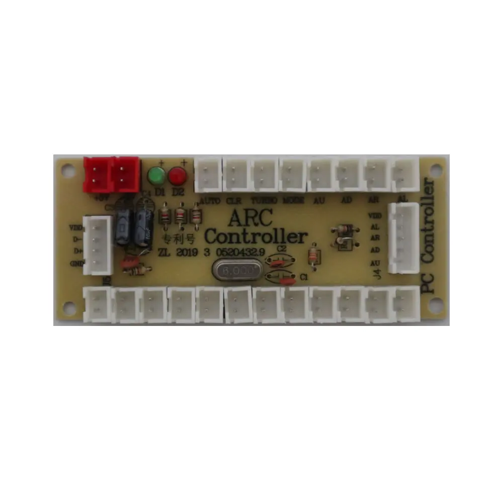 RAC-C200 Zero Delay Arcade Joystick  USB  Encoder PC Button Board Cables 5Pin 2Pin 4.8mm Kit