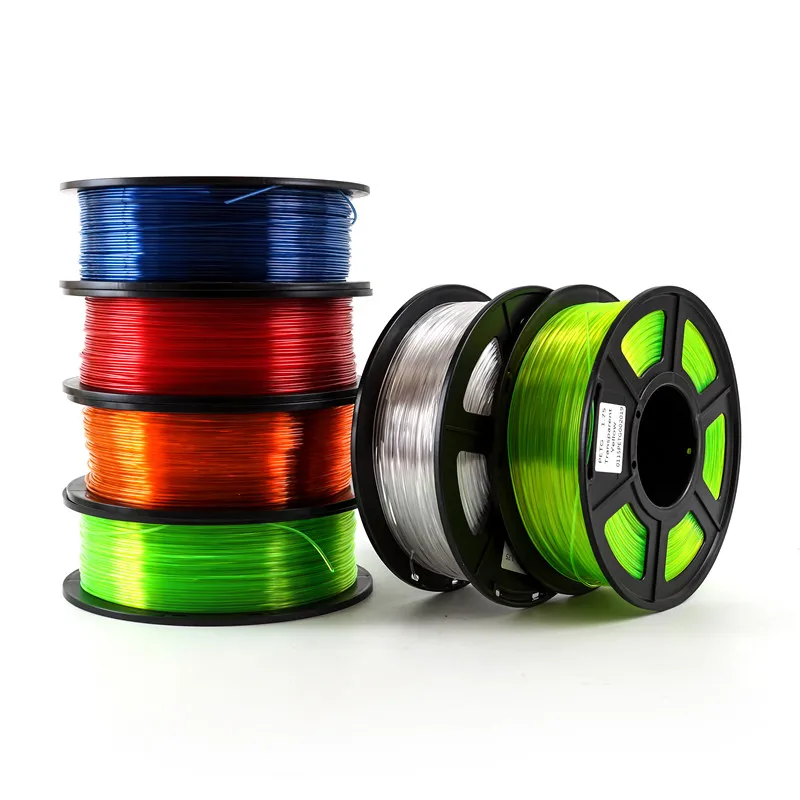 1.75mm 1KG PETG Filament 3D Printer Filament 10 Colors 3D Plastic Printing Materials Consumables PETG Material for 3D Printer