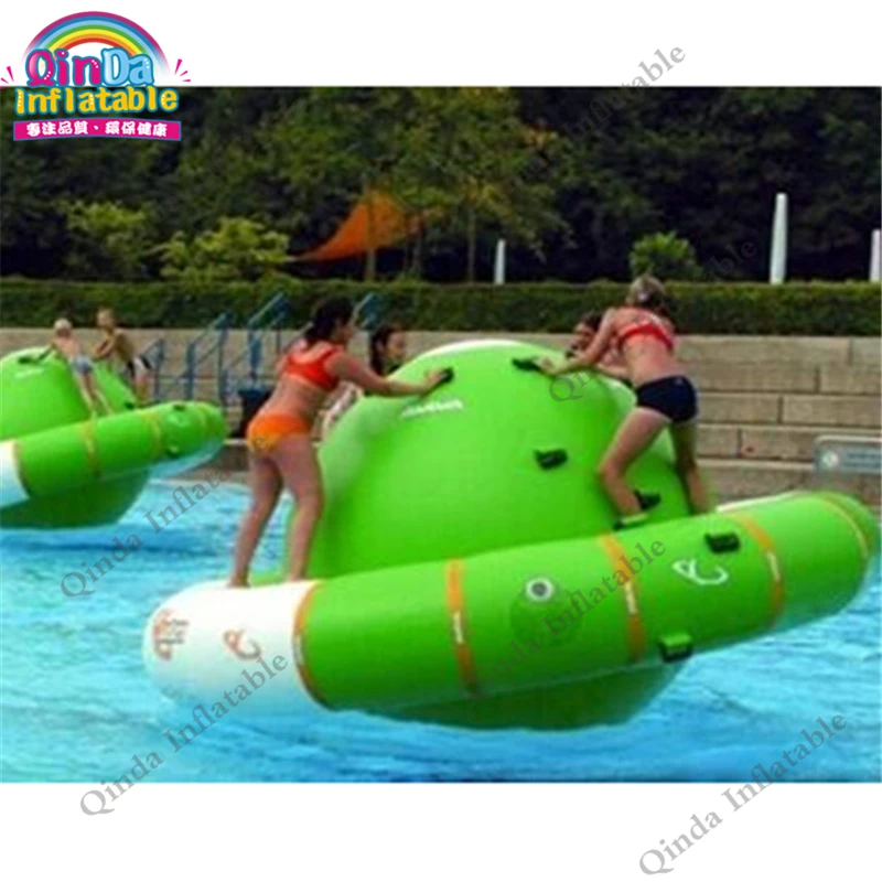 Inflatable 2.5M Floating Spinner / Inflatable Saturn Rocker Water Floating Fidget Spinner Toy