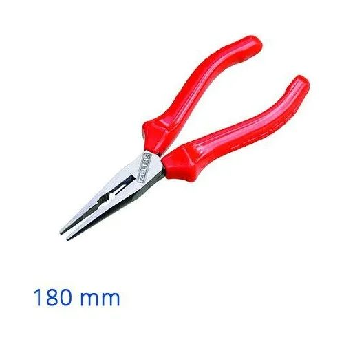 İzeltaş Long Nose Pliers Flat Tipped Opaque 180 Mm