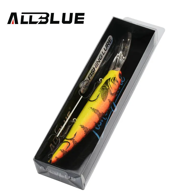ALLBLUE DEEP WALLEYE 125mm 19g Plovoucí Crankbait Wobbler Bass Pike Lure 3-8M - Image 4