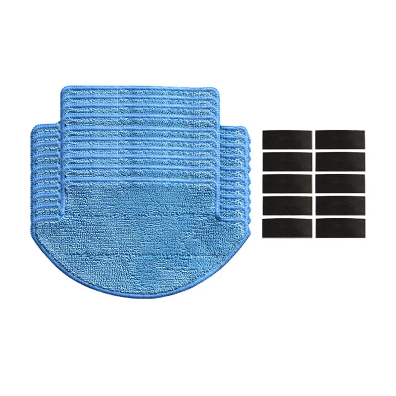 Paños de fregona para aspiradora robótica, accesorios de pasta mágica para Xiaomi Mi, Robot aspirador