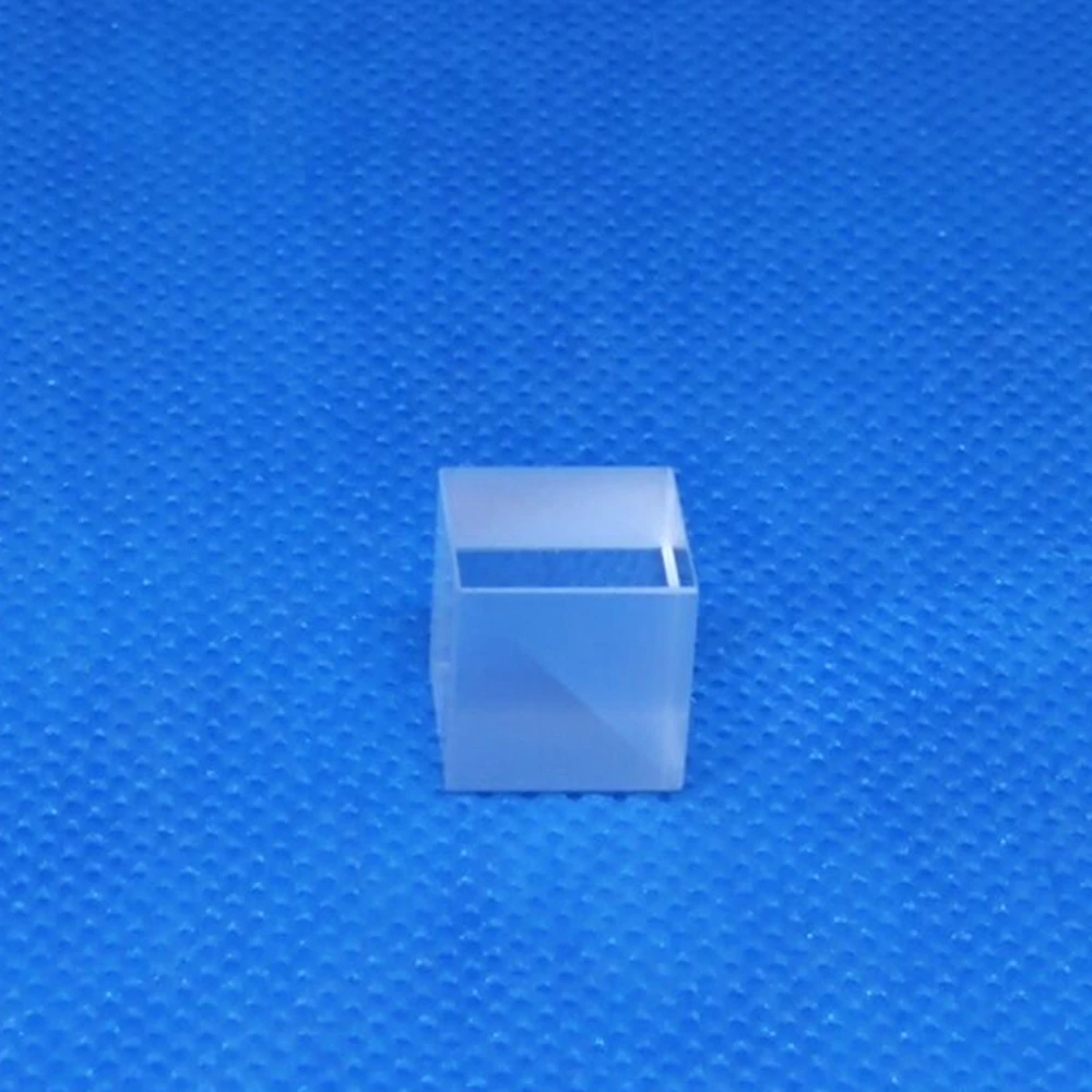 PBS-Divisor de cubo de haz polarizador, Prisma de lente de luz Visible para láser rojo de 650nm, diámetro de 10mm