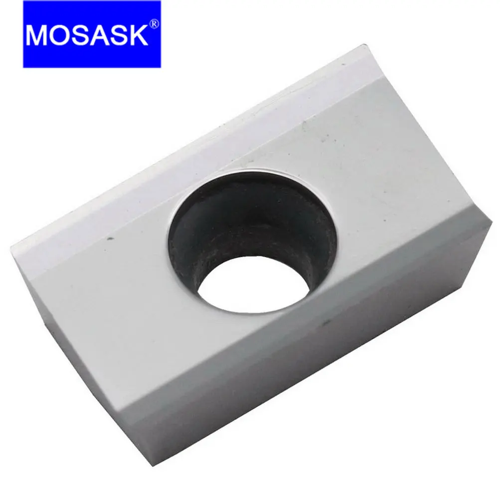 MOSASK APKT 10pcs ZK01 BAP400 End Mill CNC Aluminum Machining Cutting Precision Lathe Cut Carbide Milling Inserts