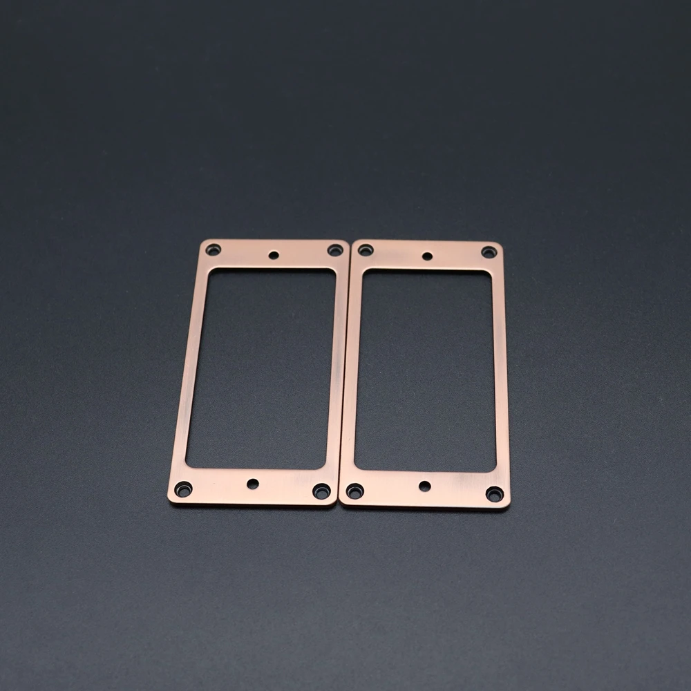 2 pcs Metal  Pickup Ring Cover Frame Flat Pickup Mounting Rings for LP/SG Guitar Mounting Replacement Electric Guitar Accessorie